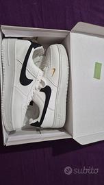 nike air force 1  Gold 