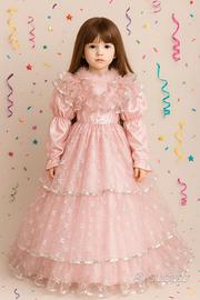 Vestito di Carnevale Regina delle Rose