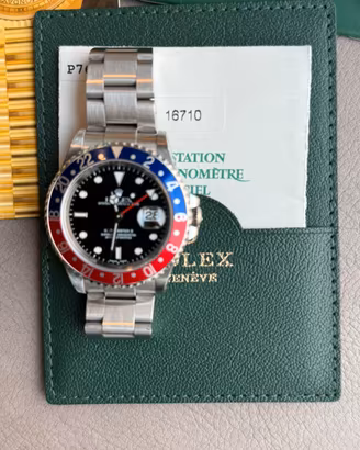 Rolex GMT-Master II ref. 16710 “Pepsi” full set