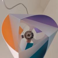 Lampadario pendente colorato