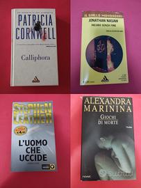 Lotto libri gialli