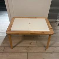 Tavolo flisat ikea con 2 cesti trofast