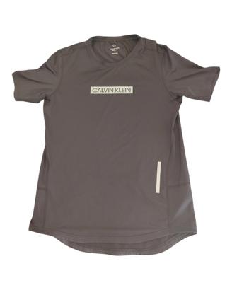 Maglietta sportiva Calvin klein Grigia Taglia S 