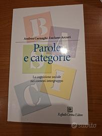 Testo universitario " Parole e categorie " 