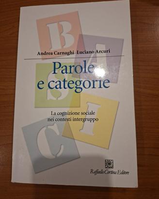 Testo universitario " Parole e categorie " 