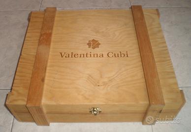 Cassetta in legno portabottiglie