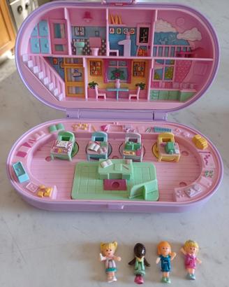 Polly pocket scrigno anni '90 con timbrini