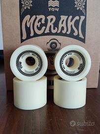 Ruote Surfskate Longboard YOW Ura 66mm 78A NUOVE