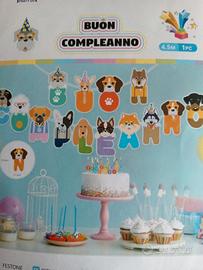 Festone Buon compleanno cani