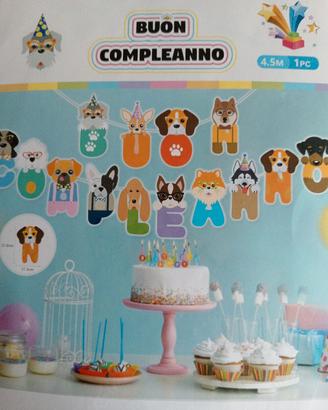 Festone Buon compleanno cani