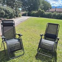 Coppia sedie sdraio Amazon