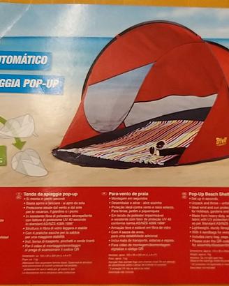 Tenda Parasole\Vento facile Pop-up