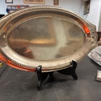 Piatto placcato  in argento