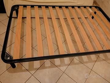 rete mezza piazza Francese 120*200 + materasso 