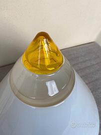 Lampadario vetro Murano design Giusto Toso 1977