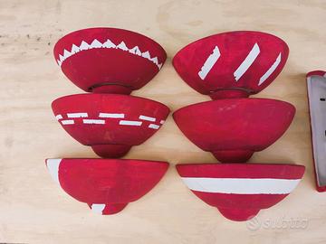 7 APPLIQUE ETNICHE ARTIGIANALI IN BLOCCO