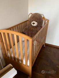 Lettino Foppapedretti con materasso antisoffoco