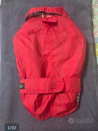 Cappottino impermeabile rosso, TG 43