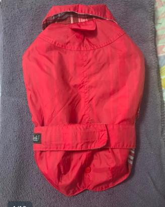 Cappottino impermeabile rosso, TG 43