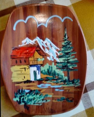 Quadretto in legno disegnato a mano 