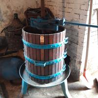 Torchio per uva Manzi e Tini vinari vetrificati