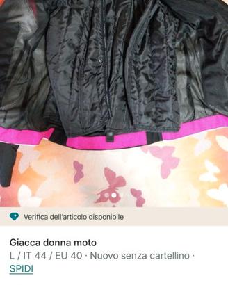 Giacca moto spidi