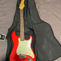 Chitarra elettrica con amplificatore