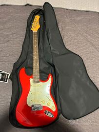 Chitarra elettrica con amplificatore