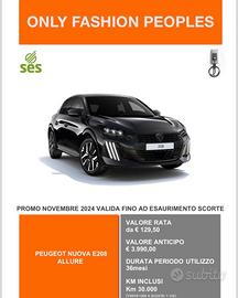 Peugeot 208 motore elettrico 136 CV 5 porte Allure