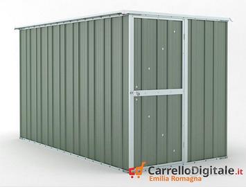 deposito attrezzi box giardino 175x307 verde