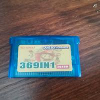 Game boy advance cartuccia 369 giochi in 1 