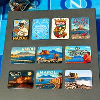 10 Pz Magneti Napoli Golfo Vesuvio Pulcinella Mare