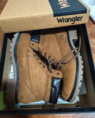 scarponcini invernali in pelle, Wrangler
