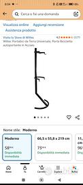 Porta bicicletta verticale a 2 posti
