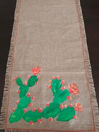 Centro tavola in cotone Made in Sicilia 