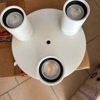 Plafoniera 3 faretti