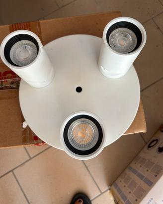 Plafoniera 3 faretti
