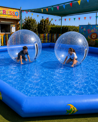 Piscine Gonfiabili per Water Balls, Barchette ecc