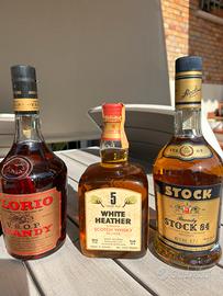 Bottiglie di liquore anni 70-80