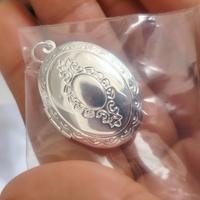 ciondolo porta foto argento 