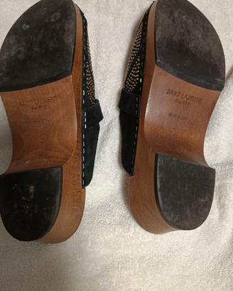 Zoccoli ysl clogs cayenne