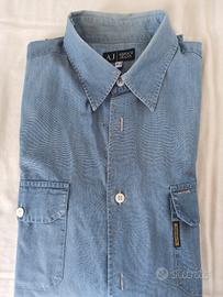 Armani Jeans denim uomo camicia