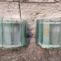 Coppia di applique design vintage