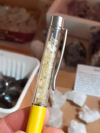 Penna con Quarzi Citrino