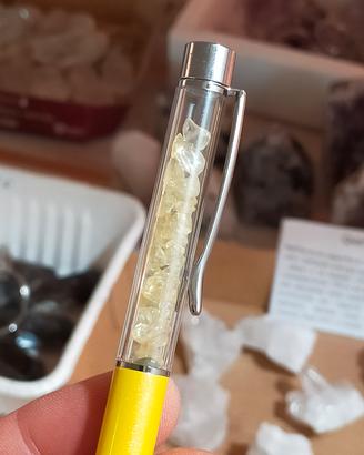 Penna con Quarzi Citrino