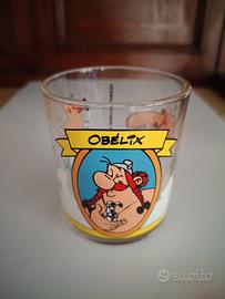 bicchiere Nutella Obelix vintage 