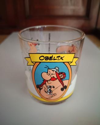 bicchiere Nutella Obelix vintage 