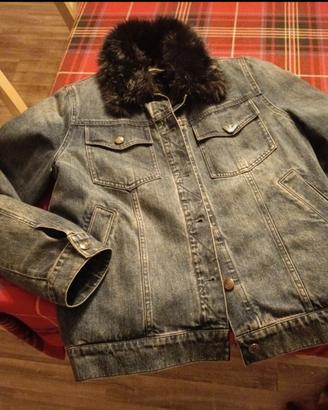 giacca jeans Emporio Armani