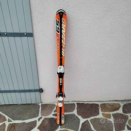 sci da bambina 120cm con bastoncini