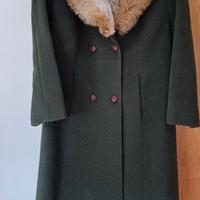 cappotto vintage pura lana vergine 